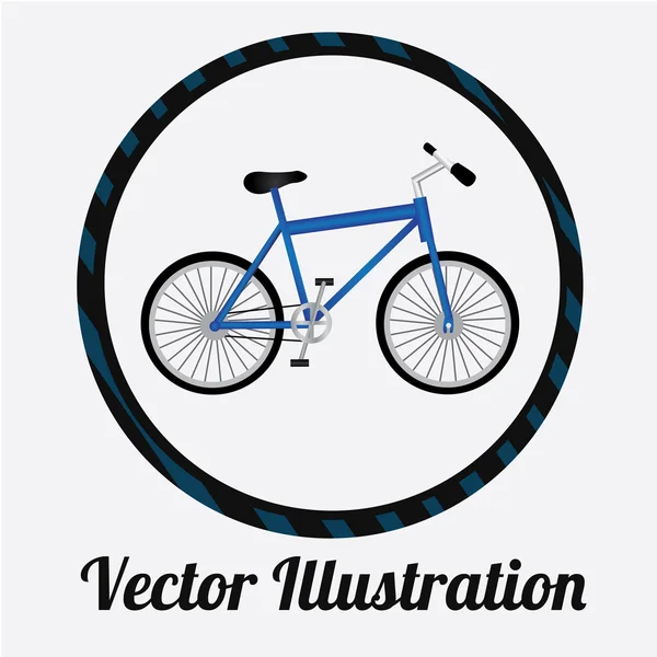 Diseño de bicicleta — Vector de stock