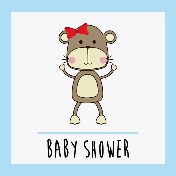 Projekt baby shower — Wektor stockowy