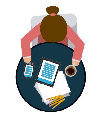 iş tasarım, vektör çizim.