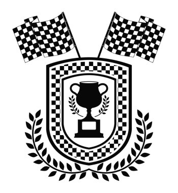 Yarış tasarım, vektör çizim.