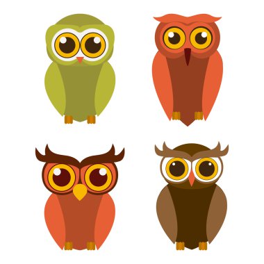 Kuş tasarım, vektör çizim.