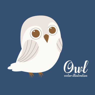 Kuş tasarım, vektör çizim.