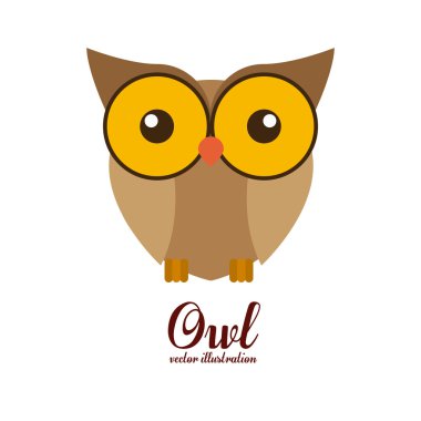 Kuş tasarım, vektör çizim.