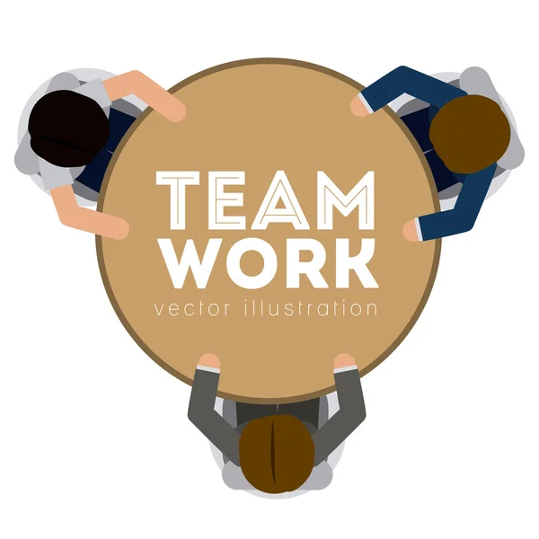 Teamwork-Design, Vektorillustration. — Stockvektor