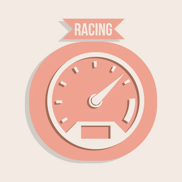 Race ontwerp, vectorillustratie. — Stockvector