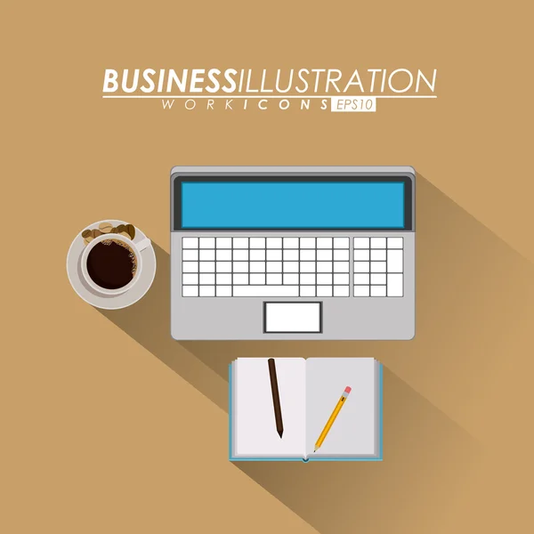 Business design,vector illustration. — Stock Vector