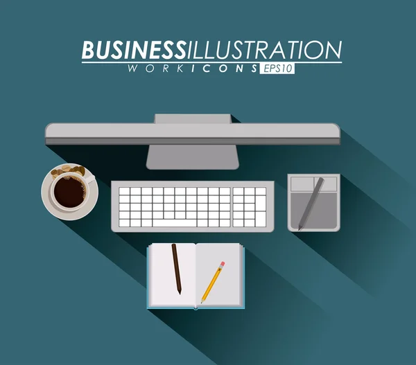 Diseño empresarial, ilustración vectorial . — Vector de stock