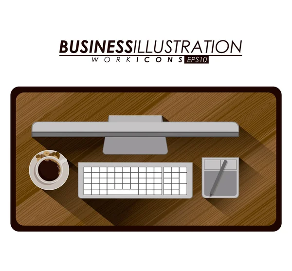 Diseño empresarial, ilustración vectorial . — Vector de stock