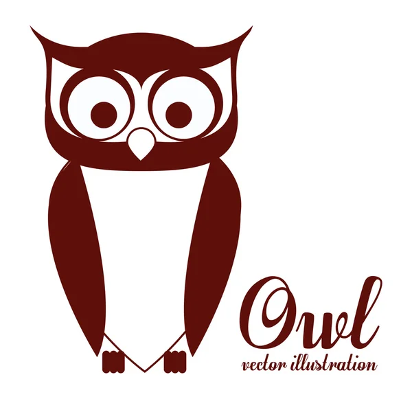 Diseño de aves, ilustración vectorial . — Vector de stock