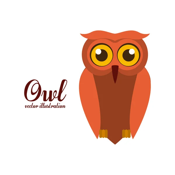 Vogel ontwerp, vectorillustratie. — Stockvector