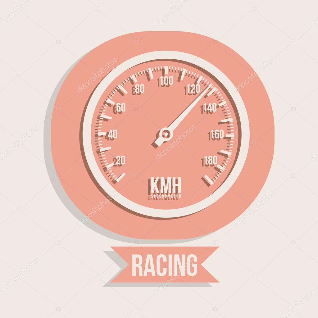Race design, vector illustration.