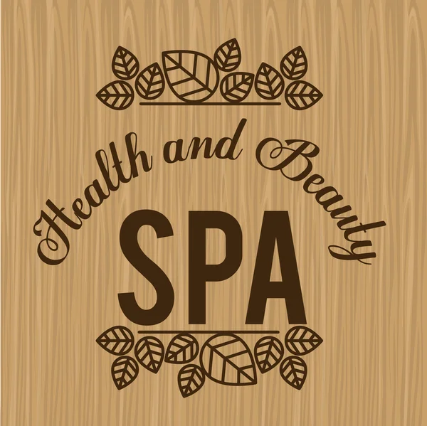 Spa design, illustrazione vettoriale . — Vettoriale Stock