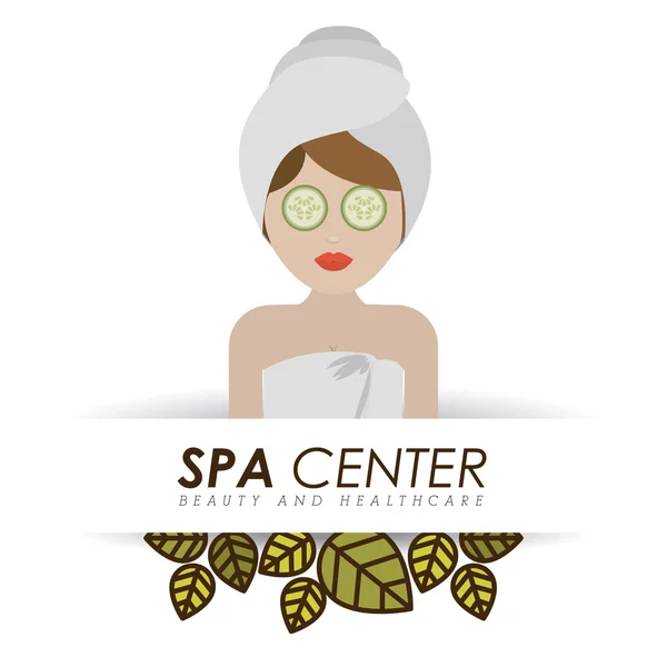 Spa ontwerp, vectorillustratie. — Stockvector