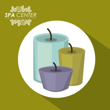 Spa tasarım, vektör çizim.