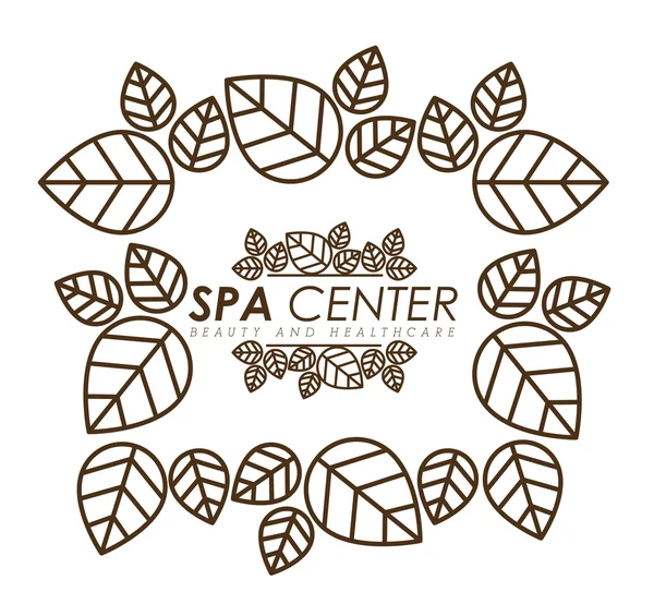 Diseño de spa, ilustración vectorial . — Archivo Imágenes Vectoriales