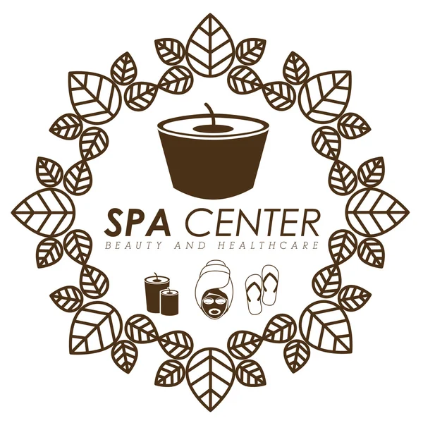 Diseño de spa, ilustración vectorial . — Archivo Imágenes Vectoriales