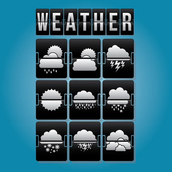 Weather design, vector illustration. — Stock Vector