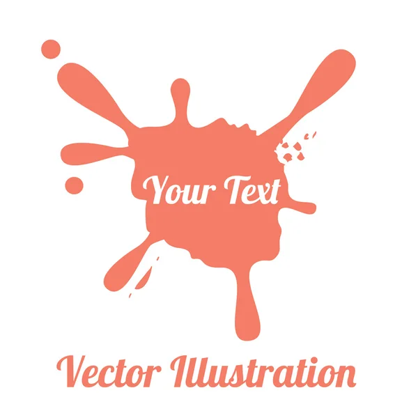 Diseño de salpicaduras, ilustración vectorial — Vector de stock