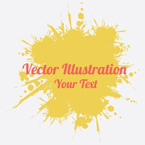 Splash design, illusztráció vektor — Stock Vector