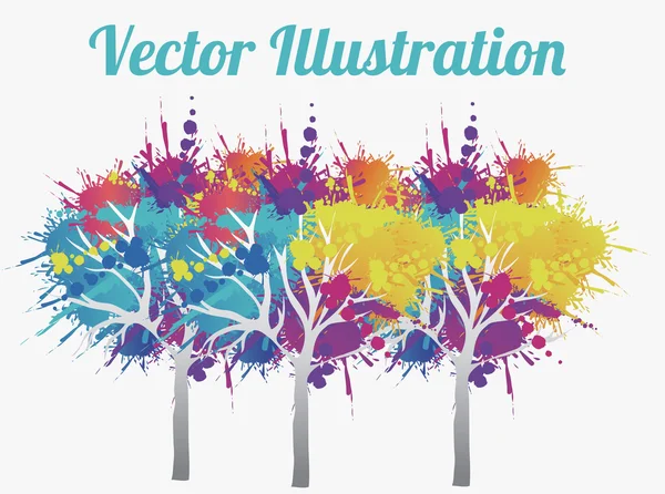 Diseño de salpicaduras, ilustración vectorial — Vector de stock