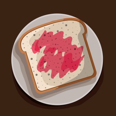 fırın tasarımı üzerinde kahverengi zemin vektör çizim