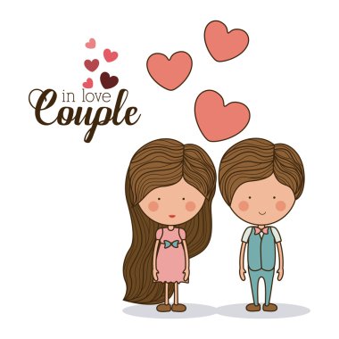 Romantik gün tasarım, vektör çizim