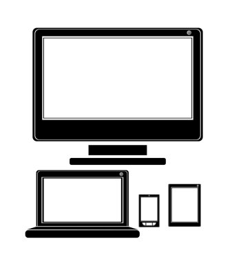 Teknoloji tasarım, vektör çizim.