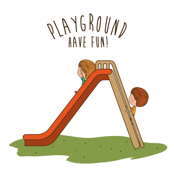 Playground design, vector illustration. — Stock Vector