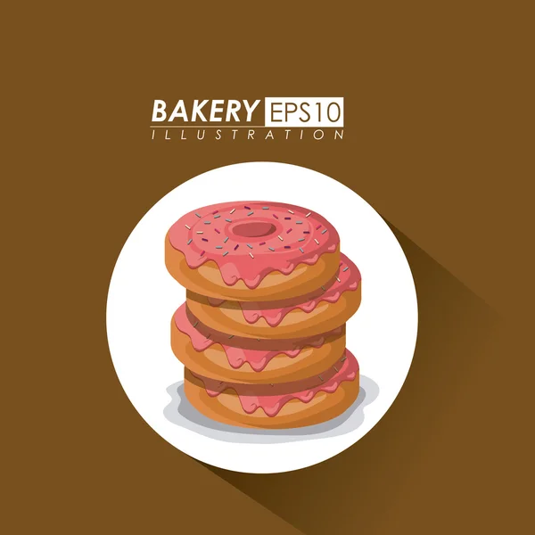 Bakery design, vector illustration. — Stock Vector