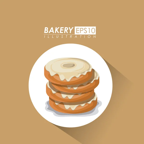 Bakery design, vector illustration. — Stock Vector