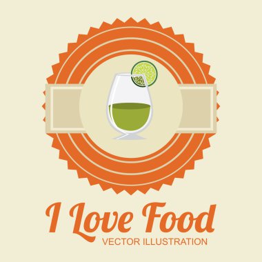 Gıda tasarım, vektör çizim.