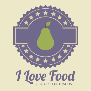 Gıda tasarım, vektör çizim.