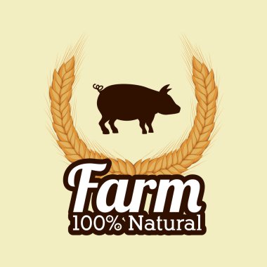 Çiftlik tasarım, vektör çizim.