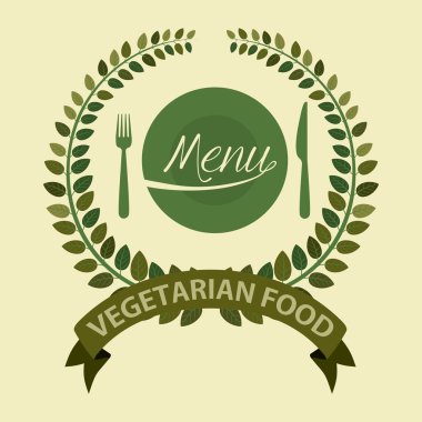 Gıda tasarım, vektör çizim.