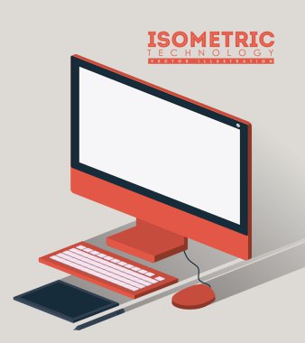 Teknoloji tasarım, vektör çizim.