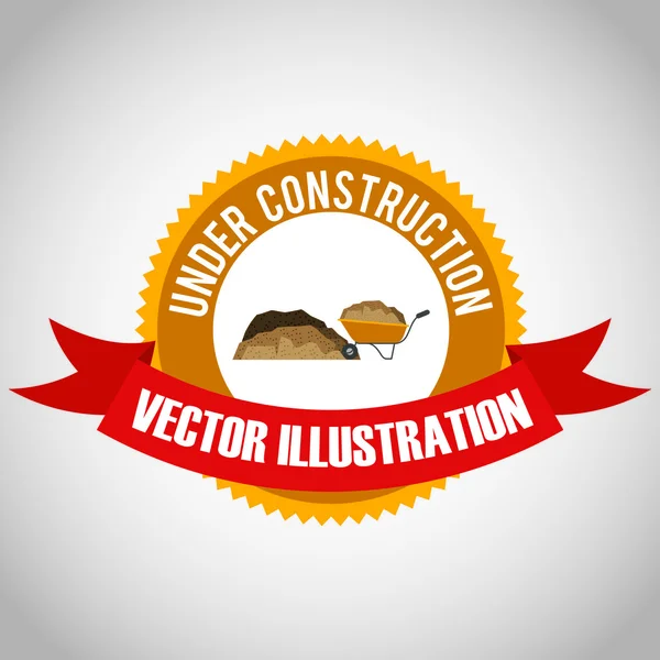 Konstruktion, Vektorillustration. — Stockvektor
