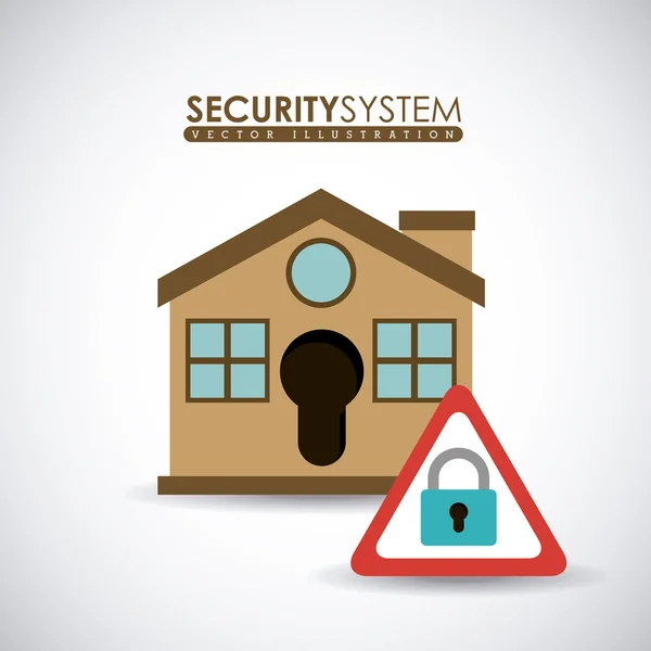 Security design, vector illustration. — Stock Vector