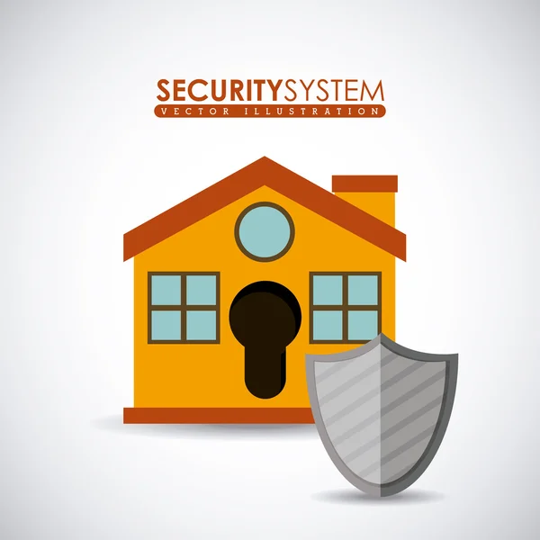 Security ontwerp, vectorillustratie. — Stockvector