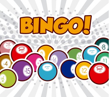 Bingo tasarım, vektör çizim.