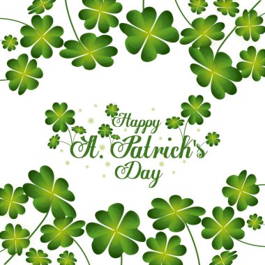 St patricks günü tasarım, vektör çizim.