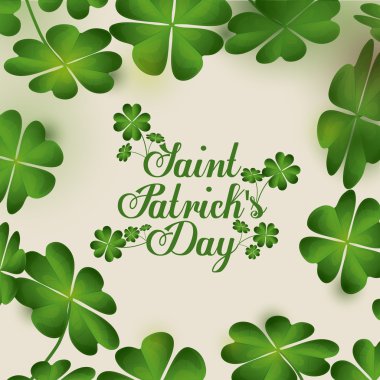 St patricks günü tasarım, vektör çizim.