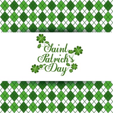 St patricks günü tasarım, vektör çizim.