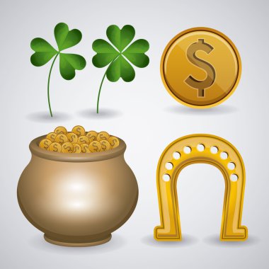 St patricks günü tasarım, vektör çizim.