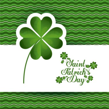 St patricks günü tasarım, vektör çizim.
