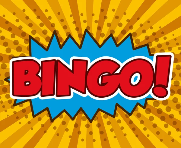 Desain Bingo, ilustrasi vektor . - Stok Vektor