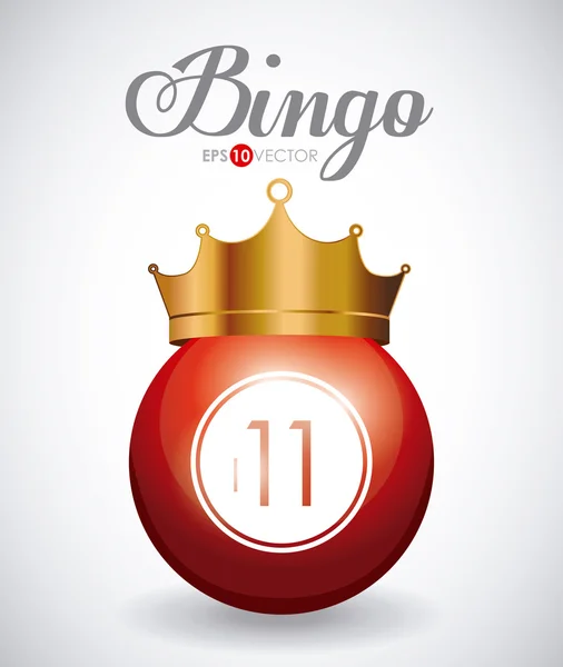 Conception de bingo, illustration vectorielle . — Image vectorielle