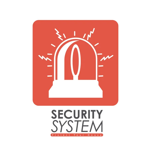 Security ontwerp, vectorillustratie. — Stockvector