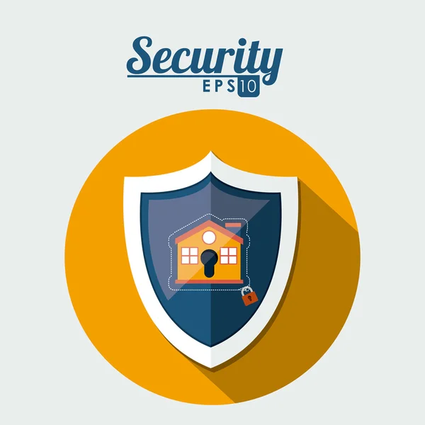 Security design ,vector illustration. — Stock Vector