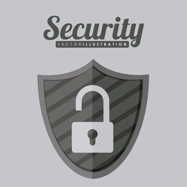 Security design, vektor illustration. — Stock vektor