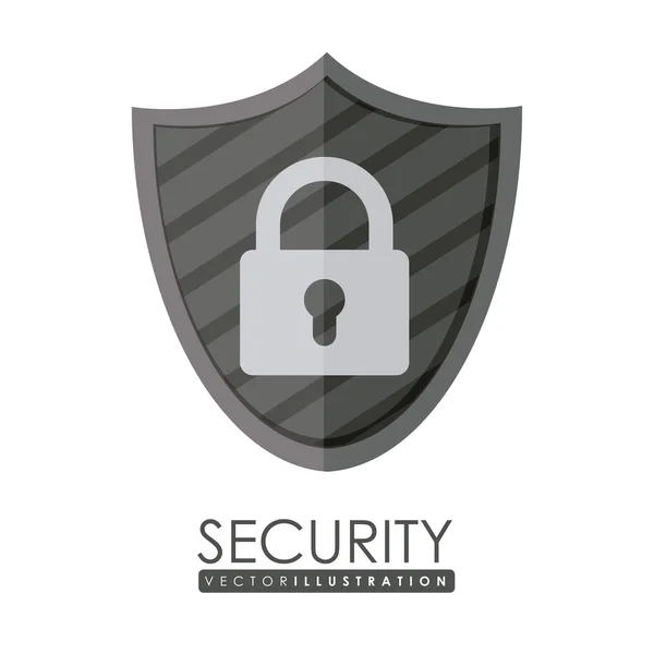 Security design, vektor illustration. — Stock vektor